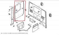 98414231 RIVESTIMENTO INTERNO DX IVECO- ricambi veicoli commerciali