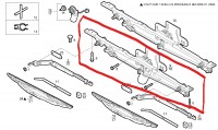 99439630  SOSTITUITO  DA 5802116039  TERGICRISTALLO COMPLETO ORIGINALE IVECO EUROCARGO/TECTOR GUIDA DX - ricambi veicoli commerciali